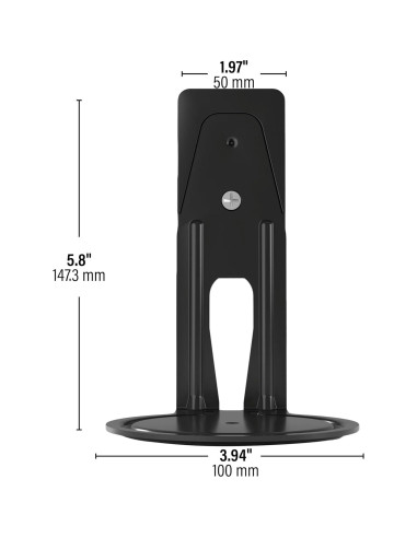 Soportes de pared fijos Sanus para altavoces Sonos Era 100 - Negro