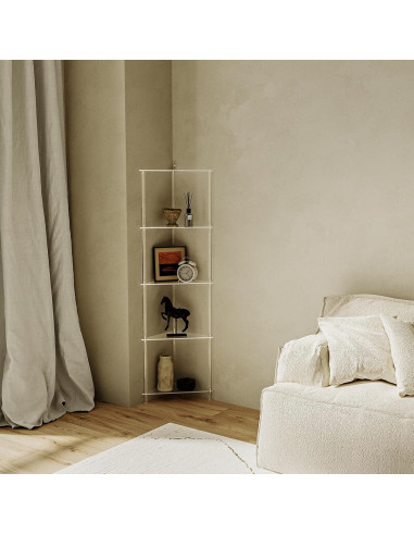 Estante de Esquina Acrílico Eglaf 5 Niveles 29.7x135.6 cm