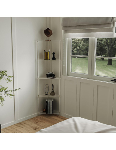 Estante de Esquina Acrílico Eglaf 5 Niveles 29.7x135.6 cm