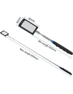 Espejo de Inspección Iluminado Telescópico Enbar 34 cm 2