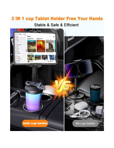Soporte para Tableta en Portavasos YOOZ Ajustable 4-13" 2