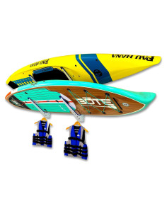 Soporte de Pared Ajustable para 2 Paddleboards StoreYourBoard