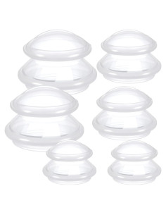 Juego de 6 Ventosas de Silicona Wanheart para Masaje