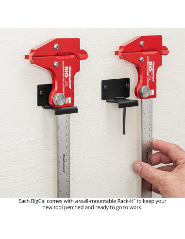 Calibrador de Carpintería Woodpeckers BigCal 24" (600mm) Precisión