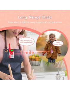 Walkie Talkies Retevis EZTalk 70 para Niños - 3 Pcs, Recargables 2