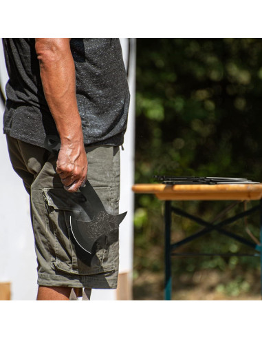 Conjunto de 3 Hachas de Lanzamiento Fogein con Funda de Nylon