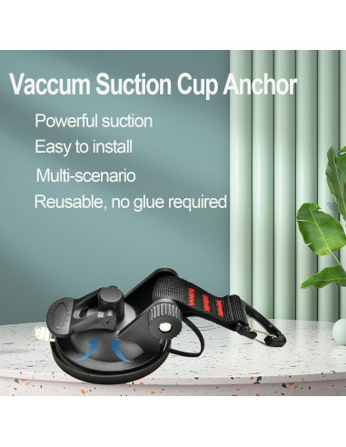 4 Piezas Ventosas de Alta Resistencia Pioleackflew para Camping