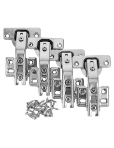 4 Bisagras de Gabinete de Esquina TEHAUX Acero Inoxidable