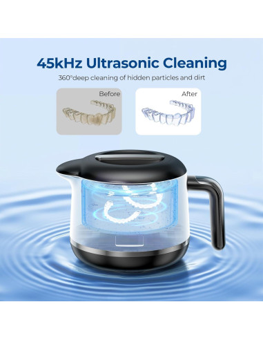 Limpiadora Ultrasónica de Retenedores GYNHD 200ml 45kHz 5 Modos