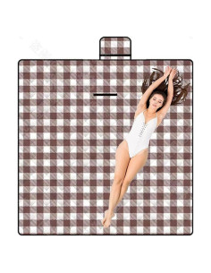 Manta de Picnic LRUUIDDE 203x152cm Impermeable Plegable