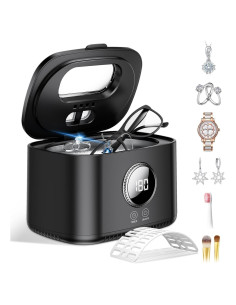 Limpiador Ultrasónico de Joyas MQOMQO 600ml 5 Modos