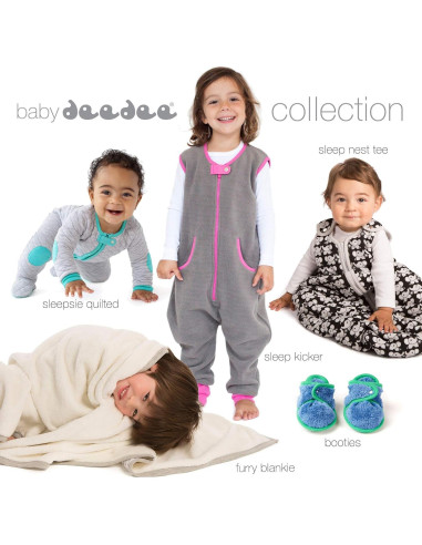 Saco de Dormir Polar Baby Deedee Sleep Nest 0-6 Meses Gris