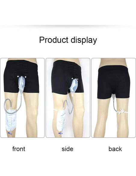 Bolsa de Orina Portátil para Hombres ALisasin Aliewin - L