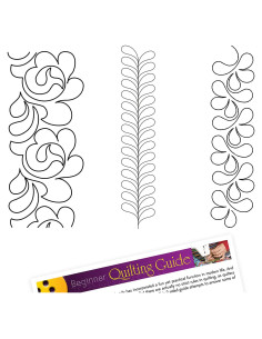 Set de 3 Plantillas de Acolchado Trendzeen con Guía Laminada