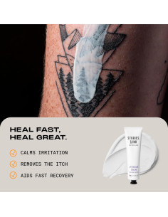 Crema de Cuidado Posterior para Tatuajes Stories & Ink 60 mL 2
