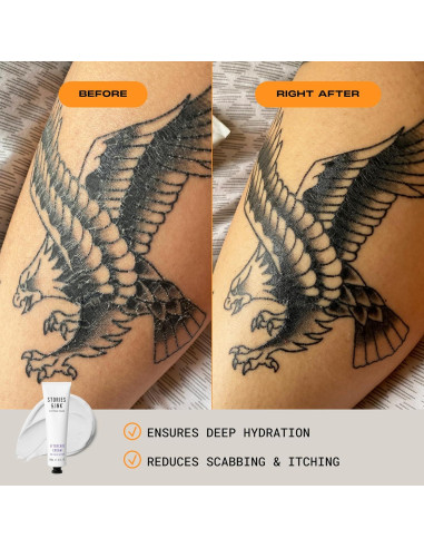 Crema de Cuidado Posterior para Tatuajes Stories & Ink 60 mL