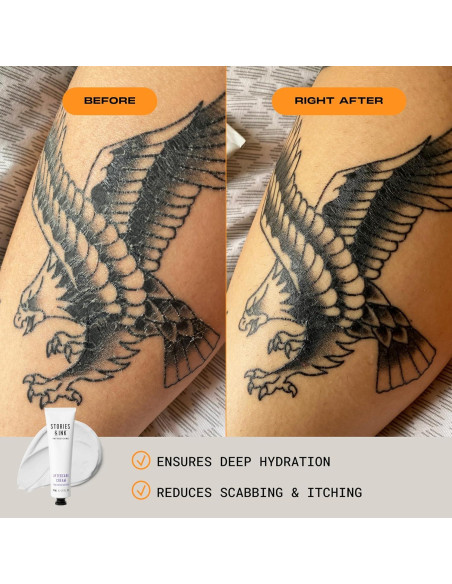 Crema de Cuidado Posterior para Tatuajes Stories & Ink 60 mL