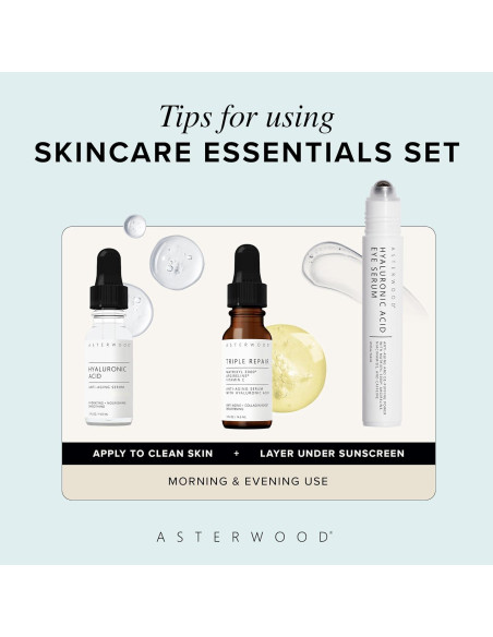 Set de Cuidado de la Piel Asterwood - Hidratante y Antienvejecimiento
