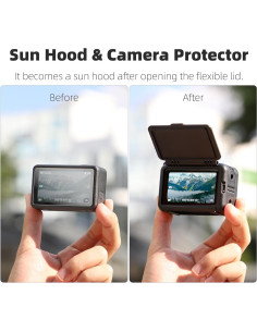 Jaula de cámara Sinyutia para DJI Action 5 Pro y Osmo Action 4 2