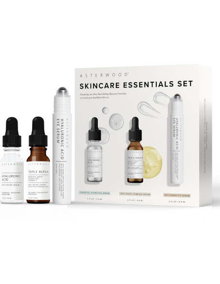 Set de Cuidado de la Piel Asterwood - Hidratante y Antienvejecimiento