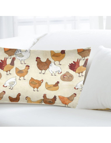 Funda de Almohada Microfibra LBHH 35.5x50.8 cm A Cría de Pollos