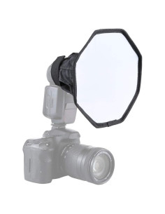 Difusor de Luz de Flash TzezFoz Softbox 20cm para Cámara