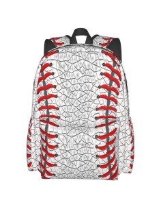 Mochila Escolar Ligera Unisex 28x16x43 cm - Color Béisbol