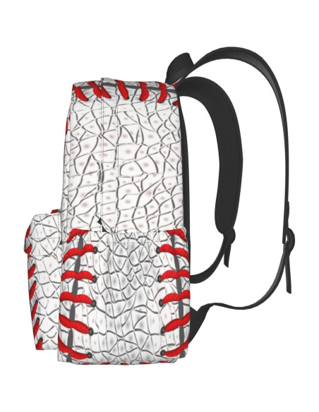 Mochila Escolar Ligera Unisex 28x16x43 cm - Color Béisbol