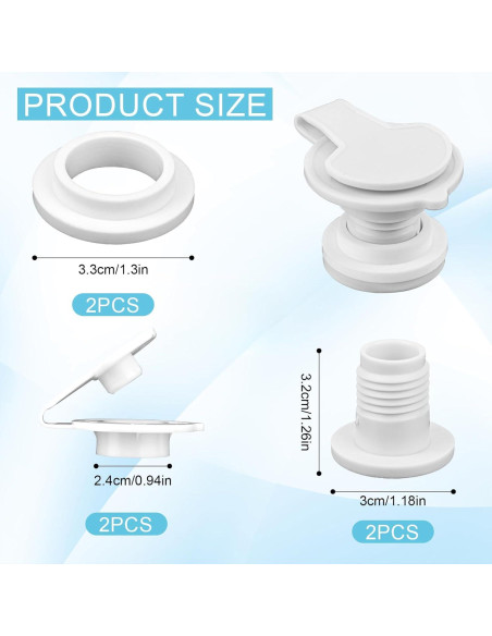 Kit de Tapones de Drenaje NQEUEPN para Enfriadores Quart Coleman Kit de Tapones de Drenaje NQEUEPN para Enfriadores Quart Coleman