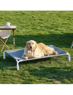 Cama Elevada para Perros ZOMISIA Grande 109.9x76.2 cm Antideslizante 2