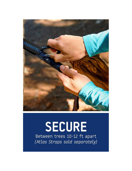 Hamaca Ligera ENO SingleNest Naranja/Gris para Camping