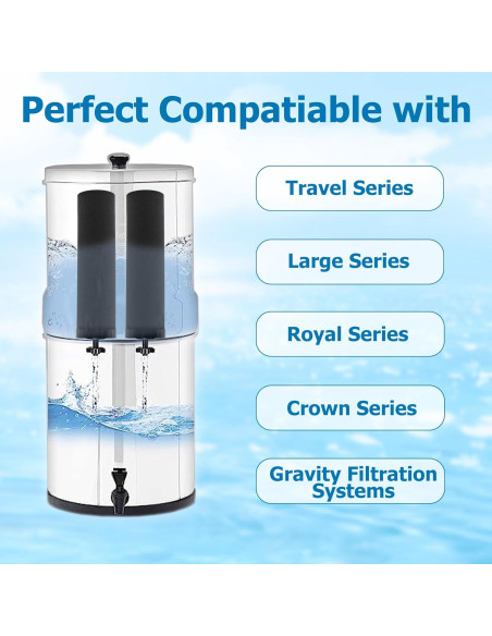 Filtros de Agua de Carbono Activado Larayci LN-BWF-4, Paquete de 4 Filtros de Agua de Carbono Activado Larayci LN-BWF-4, Paquete de 4