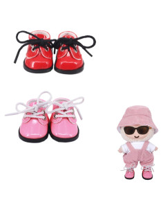 2 Pares de Zapatos Mini BJD 1/8 MM MEGIJAAKI - Elfos y Gnomos