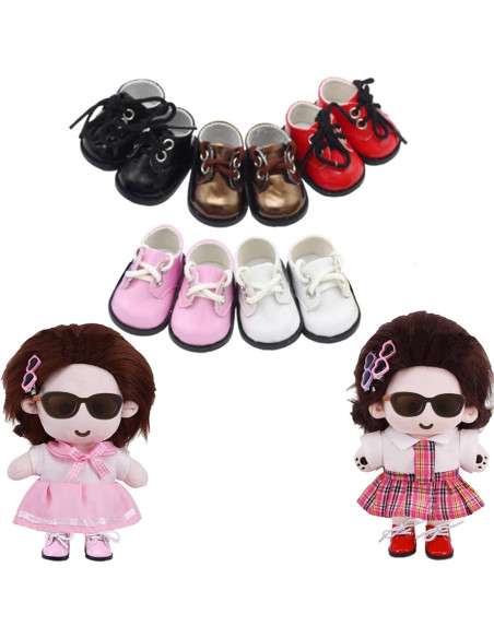 2 Pares de Zapatos Mini BJD 1/8 MM MEGIJAAKI - Elfos y Gnomos