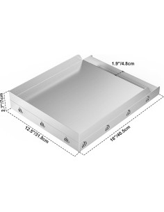 Plancha de Acero Inoxidable Onlyfire para BBQ 31.75x40.64 cm 2