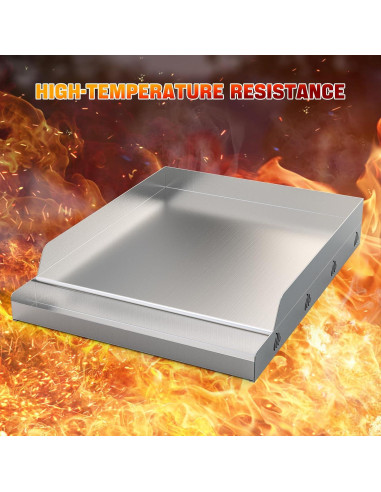 Plancha de Acero Inoxidable Onlyfire para BBQ 31.75x40.64 cm