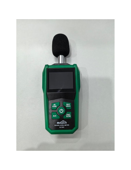 Medidor de Decibelios SQECH SL720C Digital con Pantalla LCD