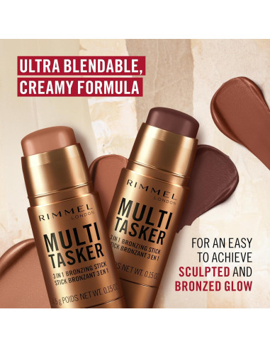 Barra Bronceadora Rimmel Multi Tasker 001 Claro 17.86g