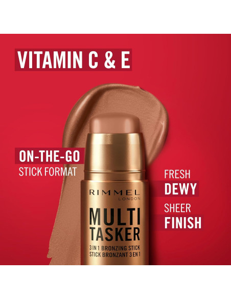 Barra Bronceadora Rimmel Multi Tasker 001 Claro 17.86g