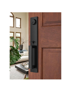 Juego de Cerradura de Puerta Principal Tinewa DLCMB9902BK Alta Resistencia