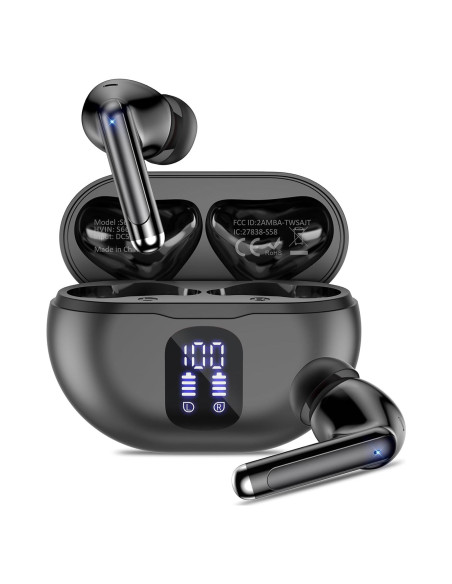 Auriculares Inalámbricos Bluetooth XIAOWTEK S66 50H Batería IPX7 Auriculares Inalámbricos Bluetooth XIAOWTEK S66 50H Batería IPX7