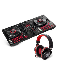 Controlador DJ Numark Mixtrack Platinum FX con Auriculares HF175