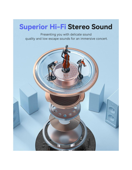 Auriculares Inalámbricos Bluetooth XIAOWTEK S66 50H Batería IPX7 Auriculares Inalámbricos Bluetooth XIAOWTEK S66 50H Batería IPX7