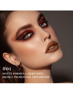 Lápiz Labial Mate evpct Marrón Cálido 1 Cuenta Larga Duración 2