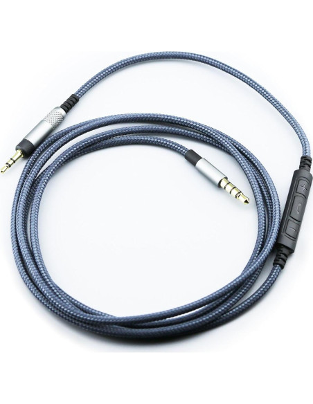 Cable de audio con micrófono y control de volumen KetDirect 1.2m