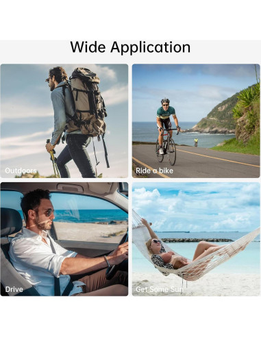 Clip Polarizado HiBloks para Ray-Ban Meta Wayfarer L 53-22