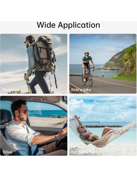 Clip Polarizado HiBloks para Ray-Ban Meta Wayfarer L 53-22