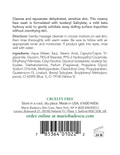 Jabón Crema Facial Exfoliante Mario Badescu 1 Cuenta 15g 2