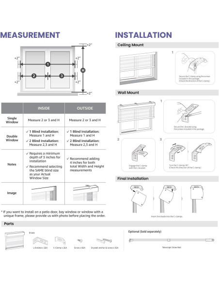 Persianas Zebra Blackout Foiresoft 50.8x50.8 cm Sin Cordones