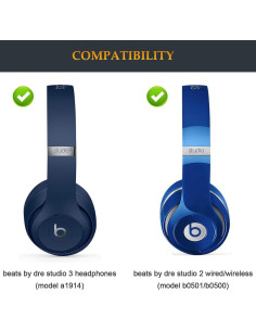 Cabezal de Reemplazo Fadmew para Auriculares Beats Studio 3 Azul 2